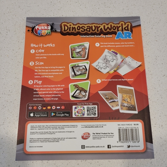 Pukka Fun Dinosaur World interactive book - Picture 3 of 5
